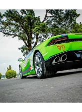 IPE SS Cat Back System F1 Version w/Polished Tips Lamborghini Huracan LP580-2 Coupe | Spyder Huracan LP610-4 Coupe 2014-2018                                     - 0L610-NVF00-202 - Image 4