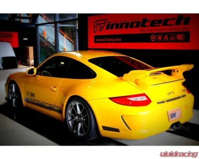 IPE Titanium Catback System w/Polished Silver Tips Porsche 997.1/997.2/991.1/991.2 GT3 | GT3 RS 2007-2019 - 0P91G3-TNVN00-2