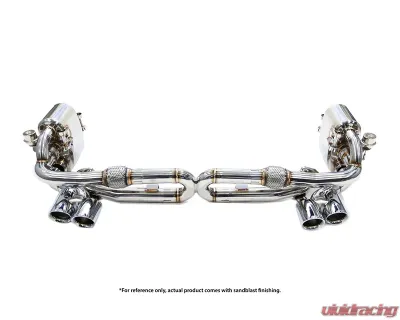 IPE SS Catback System w/Chrome Silver Tips & Remote Porsche 991.1 Carrera F1 |  EVO Version 2012-2016 - 0P991N-NVN00-2