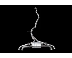 IPE SS Cat Back System No PASM w/Chrome Silver Tips & Remote Porsche E3 Cayenne | Cayenne Coupe 3.0T 2018-2025