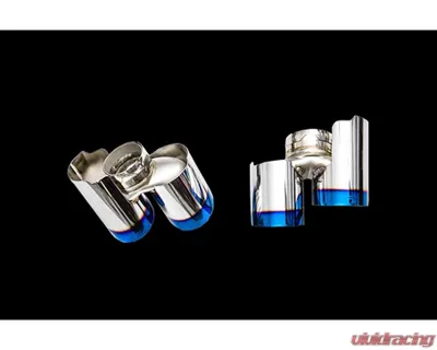 IPE SS OPF Version Cat Back System w/Dual Side Dual Out Silver Tips BMW G42 M240i 2022-2025 - 0W4042-NVNM0-2