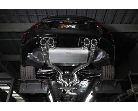 IPE SS Cat Back System Factory Front Pipe w/Chrome Silver Tips Pipe BMW G87 M2 S58 2023-2025