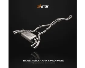 IPE SS Cat Back System w/Chrome Silver Tips BMW X3M | X4M 2022-2025