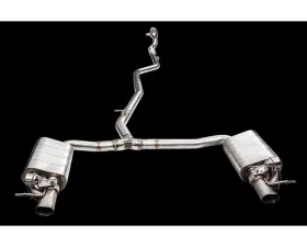 IPE SS Non-OPF Catback System w/ Remote Mercedes-Benz C200 | C250 | C300