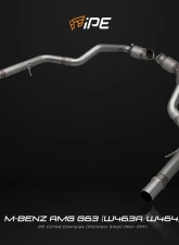 IPE SS Non-OPF Catted Downpipe Mercedes-Benz W464 G63 | G500 2019-2025                                     - 0Z6463-A0NN0-3 - Image 2