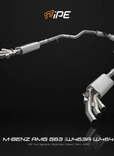 IPE SS Non-OPF Catted Downpipe Mercedes-Benz W464 G63 | G500 2019-2025                                     - 0Z6463-A0NN0-3 - Image 2
