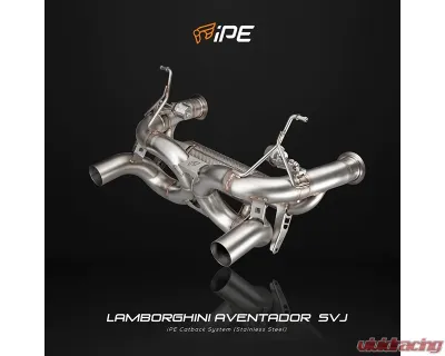 IPE SS Cat Back System w/Polished Tips Lamborghini Aventador SVJ LP770-4 2019-2022 - 1L770-13-VV00-6N