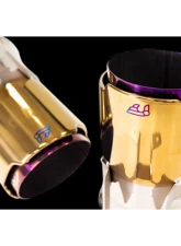 IPE SS Cat Back System w/Polished Tips Lamborghini Aventador SVJ LP770-4 2019-2022                                     - 1L770-13-VV00-6N - Image 3