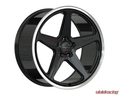 Giovanna Cinque Wheel 22x9 5x112 30mm Gloss Black Center / Polished Lip - 2290M30GOCINBPR