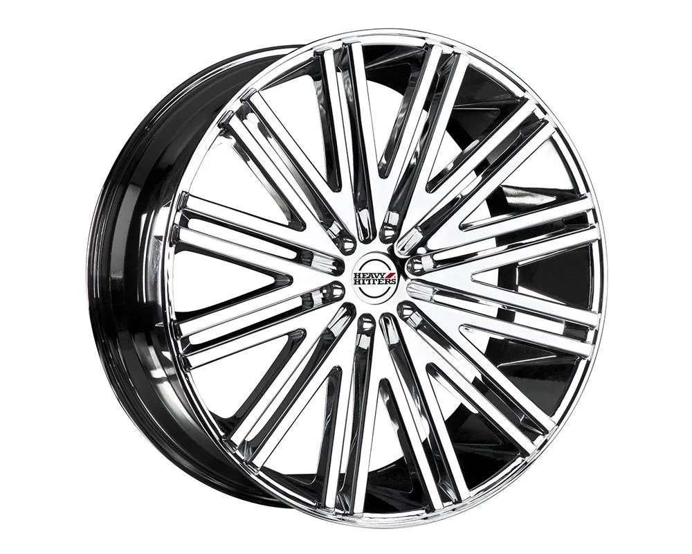Heavy Hitters HH12 Wheel 24x10 6x139.7 30 Chrome - HH12-2410XX30MTC