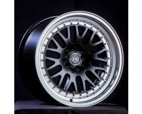JNC JNC001 Wheel 17x9 4x100|4x114.3 25mm Black w/ Machined Lip