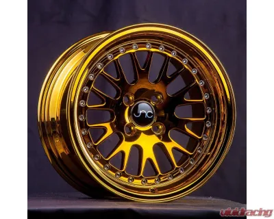 JNC JNC001 Wheel 18x8.5 5x100|5x114.3 30mm Gold Chrome - 29066826822