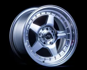 JNC JNC009 Wheel 15x8 4x100|4x114.3 25mm Silver Machined Face