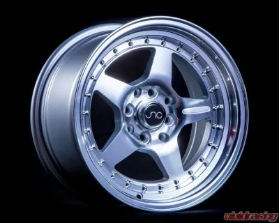 JNC JNC009 Wheel 15x8 4x100|4x114.3 25mm Silver Machined Face - 18515175366