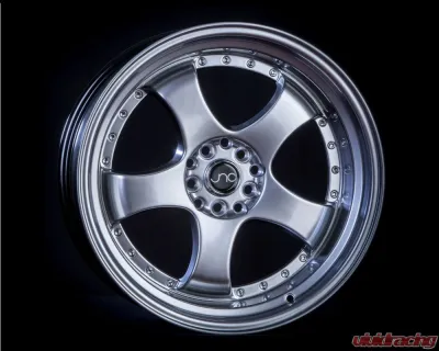 JNC JNC017 Wheel 18x9.5 5x100|5x114.3 25mm Hyper Black w/ Machined Lip - 30427670156
