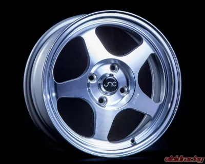 JNC JNC018 Wheel 15x6.5 4x100 35mm Silver Machined Face - 18515327238