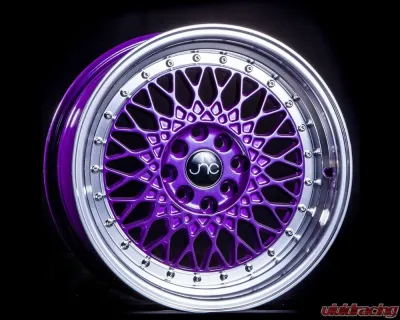 JNC JNC031 Wheel 16x8 5x100|5x114.3 20mm Candy Purple w/ Machined Lip - 20990328406093