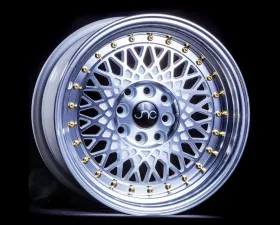 JNC JNC031 Wheel 15x8 4x100|4x114.3 20mm White w/ Machined Face