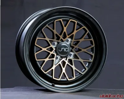 JNC JNC040 Wheel 15x8 4x100 25mm Matte Black w/ Bronze Face - 18515700230