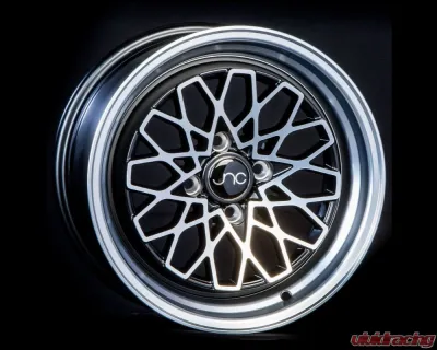 JNC JNC040 Wheel 15x8 4x100 25mm Matte Black Machined Face - 40920480268