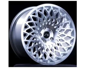 JNC JNC043 Wheel 15x8 4x100 25mm Silver Machined Face