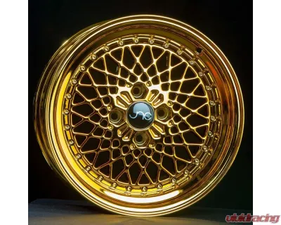 JNC JNC045 Wheel 15x8.25 4x100 10mm Gold Platinum - 18515708998