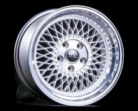 JNC JNC031 Wheel 16x8 4x100 20mm Silver Center / Machined Lip