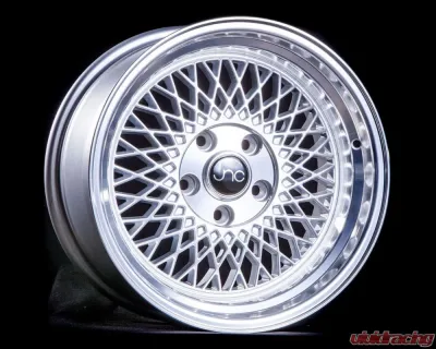 JNC JNC031 Wheel 16x8 4x100 20mm Silver Center / Machined Lip - 12534178381901