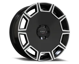 Koko Kuture Sicily Wheel 22x10.5  20 Gloss Black Machined Face