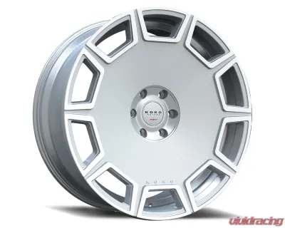 Koko Kuture Sicily Wheel 22x10.5 5x120 35 Silver Machined Face - 2215B35KOSICMS