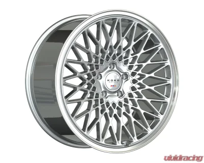Koko Kuture Classica Wheel 24x9.5 5x112/5x120 15 Silver Machined Face Center / Polished Lip - 2495MB15KOCLASPR