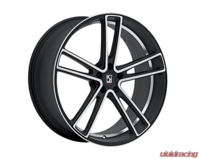 Koko Kuture Massa-5 Wheel 22x10.5 5 20 Satin Black Machined Face - 2215Z20KOM5MB