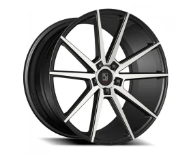 Koko Kuture Le Mans Wheel 22x10.5 5 20 Gloss Black Machined Face