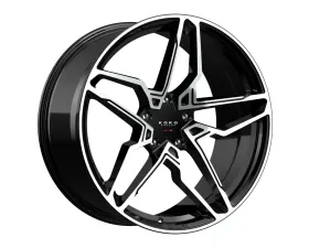 Koko Kuture Braga Wheel 20x10 5 20 Gloss Black Machined Face