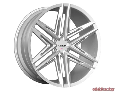 Koko Kuture Vetse Wheel 24x10 5x120 20 Gloss Silver - 2410B20KOVETGS