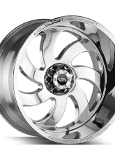 Off-Road Monster M07 Series Chrome Wheel 24x12 BLANK -44mm                                     - M07412000N44 - Image 2