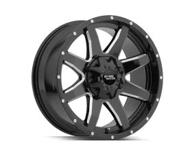 Off-Road Monster M08 Series Gloss Black w/ CNC Machined Accents Wheel 20x9 5x139.7/5x150 5mm