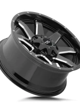 Off-Road Monster M08 Series Gloss Black w/ CNC Machined Accents Wheel 20x9 6x135/6x139.7 12mm                                     - M08060720GBML - Image 2