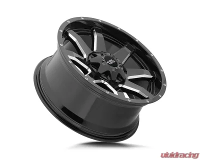 Off-Road Monster M08 Series Gloss Black w/ CNC Machined Accents Wheel 20x9 6x135/6x139.7 12mm - M08060720GBML