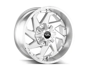 Off-Road Monster M09 Series Brushed Face Silver Wheel 20x10 -12mm