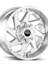 Off-Road Monster M09 Series Brushed Face Silver Wheel 20x10 8x165.1 -12mm                                     - M090865N12BFS - Image 2