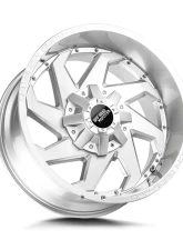 Off-Road Monster M09 Series Brushed Face Silver Wheel 20x10 6x135/6x139.7 -12mm                                     - M090607N12BFS - Image 2