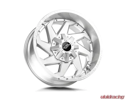 Off-Road Monster M09 Series Brushed Face Silver Wheel 20x10 6x135/6x139.7 -12mm - M090607N12BFS