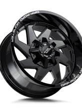 Off-Road Monster M09 Series Gloss Black Wheel 20x12 6x135/6x139.7 -44mm                                     - M09012607N44GB - Image 2