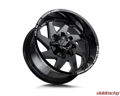 Off-Road Monster M09 Series Gloss Black Wheel 20x12 6x135/6x139.7 -44mm - M09012607N44GB