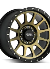 Off-Road Monster M10 Series Flat Black Machined Bronze Wheel 17x9 5x127 | 5x5 0mm                                     - M10752700BBZ - Image 2