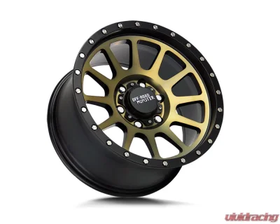 Off-Road Monster M10 Series Flat Black Machined Bronze Wheel 17x9 6x139.7 0mm - M10763900BBZ