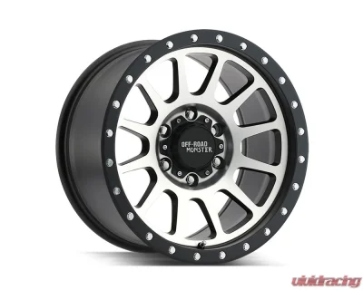 Off-Road Monster M10 Series Flat Black Machined Face Wheel 17x9 5x127 | 5x5 0mm - M10752700BM