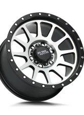 Off-Road Monster M10 Series Flat Black Machined Face Wheel 17x9 6x139.7 0mm                                     - M10763900BM - Image 2