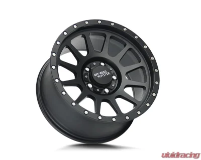 Off-Road Monster M10 Series Flat Black Wheel 17x9 5x127 | 5x5 0mm - M10752700B